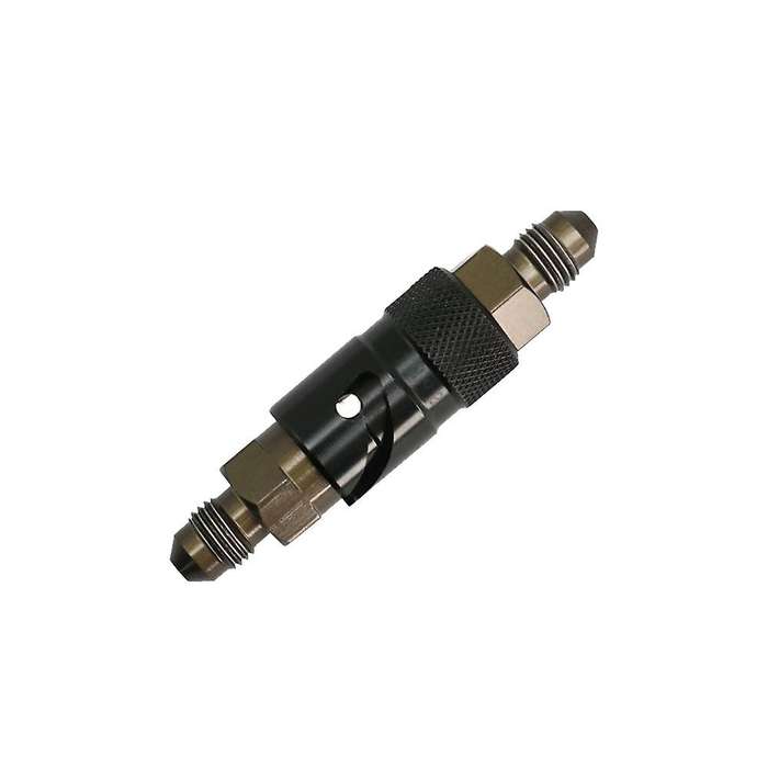 AN3 Motorcycle Brake Line Hose Fluid Quick Release Connect Fitting Adapter Kit for for Black