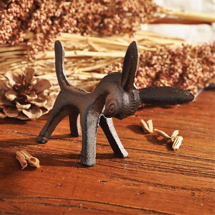 Animal Ornaments Outdoor Figurine Donkey Decorations Desktop Animal Sculpture Outdoor Gifts