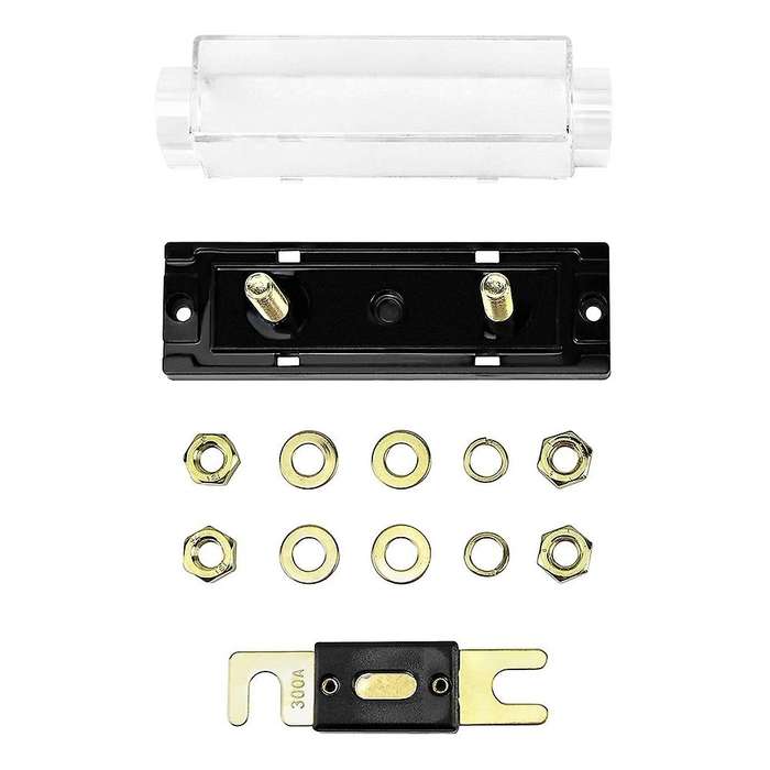 ANL Fuse Holder, 2 Pack 0/2/4 Gauge with 300Amp ANL Fuse