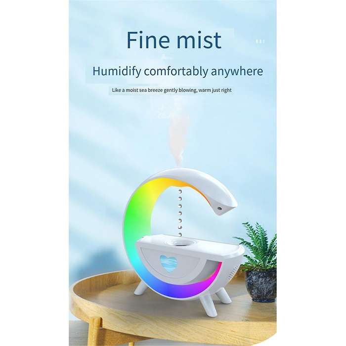Anti- Air Humidifier 350ml with Bluetooth 5.0 Speaker RGB for Home Office Humidifier
