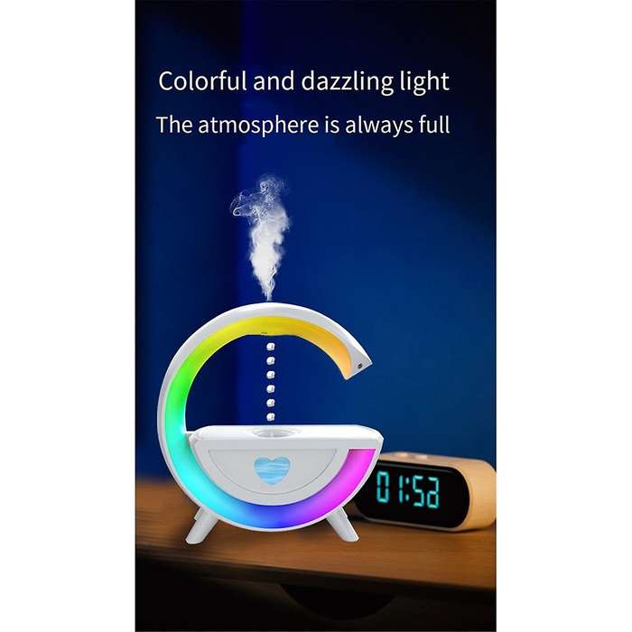 Anti- Air Humidifier 350ml with Bluetooth 5.0 Speaker RGB for Home Office Humidifier