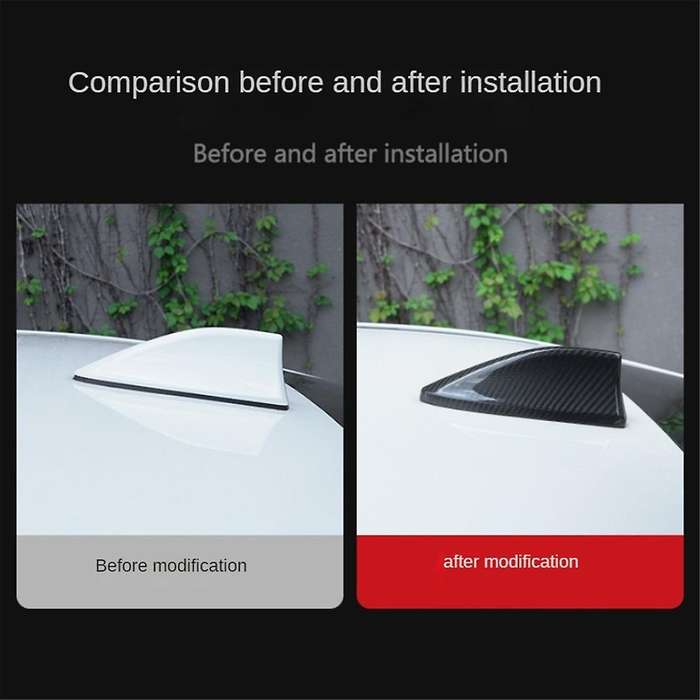 Antenna Cover Fin for BRZ GR86 2021-2023 Real Carbon Fiber Sticker Cover Interior Trim (B)
