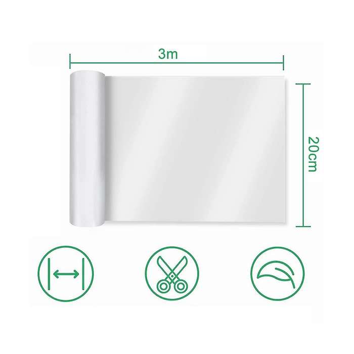 Anti Scratch Furniture Protector- Single Side Couch Protector for Cats, Self-adhesive Tape 0.4mmx20