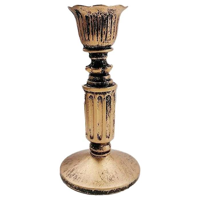 Antique Candlestick Resin Candle Accessory Retro Candle Holder French Candle Sconce Candlestick Home