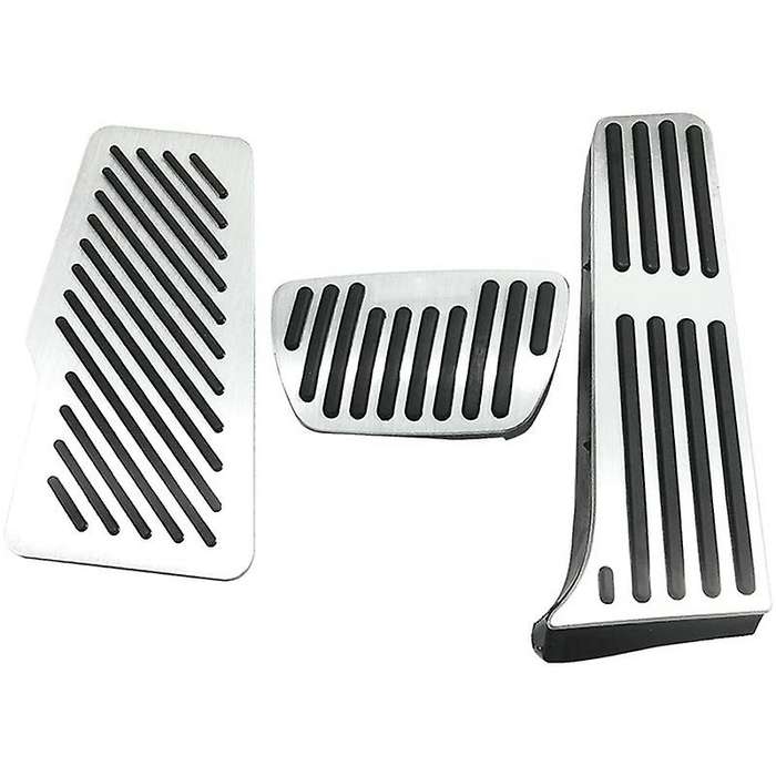 Anti-Slip Aluminum Alloy Reset Brake and Gas Accelerator Pedal Covers for 2018 2019 2020 Foot Pedal