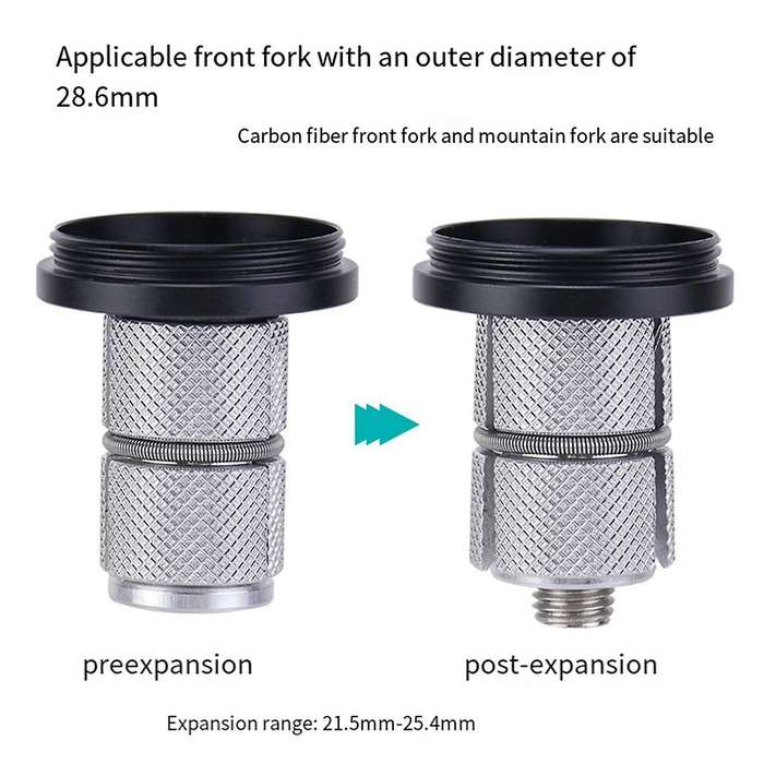 Anti-Theft Protect Bicycle Mounts Used on Front Fork Bike Holder Hidden Case Bike Headset Cap Cover
