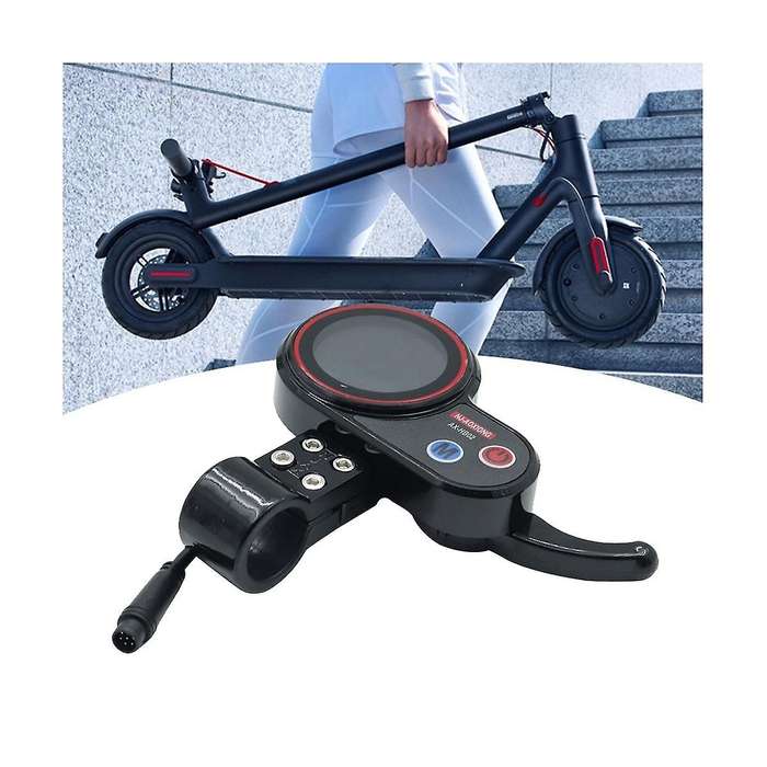 -aoxiong Ax-hb02 Electric Scooter Dashboard Meter+switch Button 36v 48v Adjustable 6pin for Electric