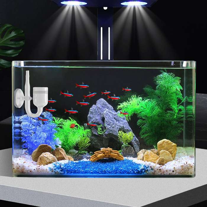 Aquarium Fish Tank CO2 Diffuser Carbon Dioxide Reactor with Ceramic Disc + 2 Suckers