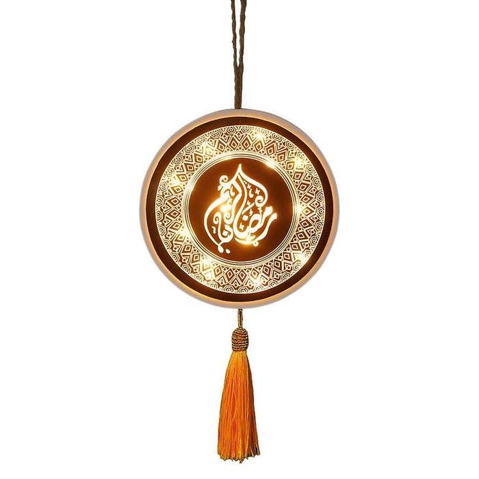 Arab Night Light Ramadan Eid Wall Luminous LED Lamp Mubarak Muslim Islamic Party Mubarak Hanging De