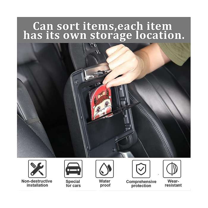 Armrest Box Storage Box Tray for Land 4 2010-2016 Central Armrest Hidden Storage Box Accessories