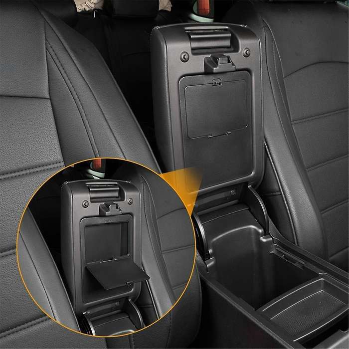 Armrest Cover Storage Box Insert Hidden Organizer for 11th 2022- 2024 Center Console Compartment Org