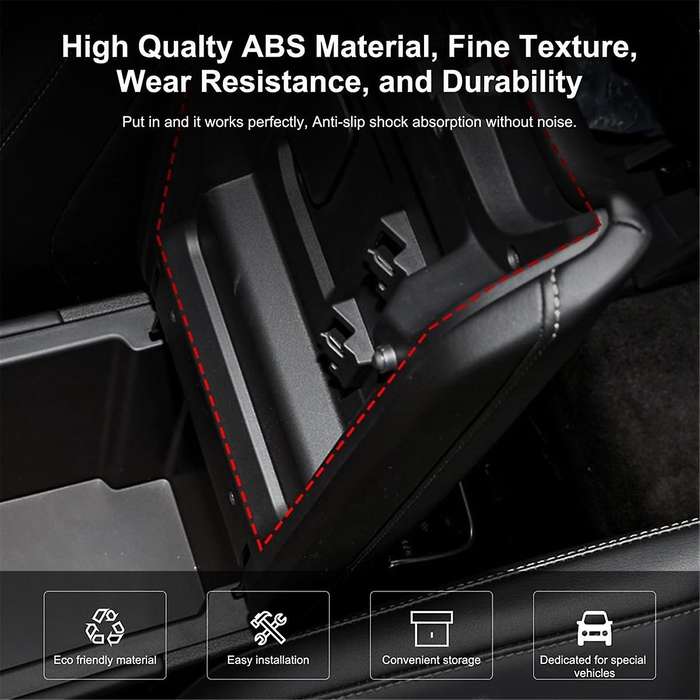 Armrest Hidden Storage Box for 2022 2023 2024 Center Console Organizer Tray Insert Accessories