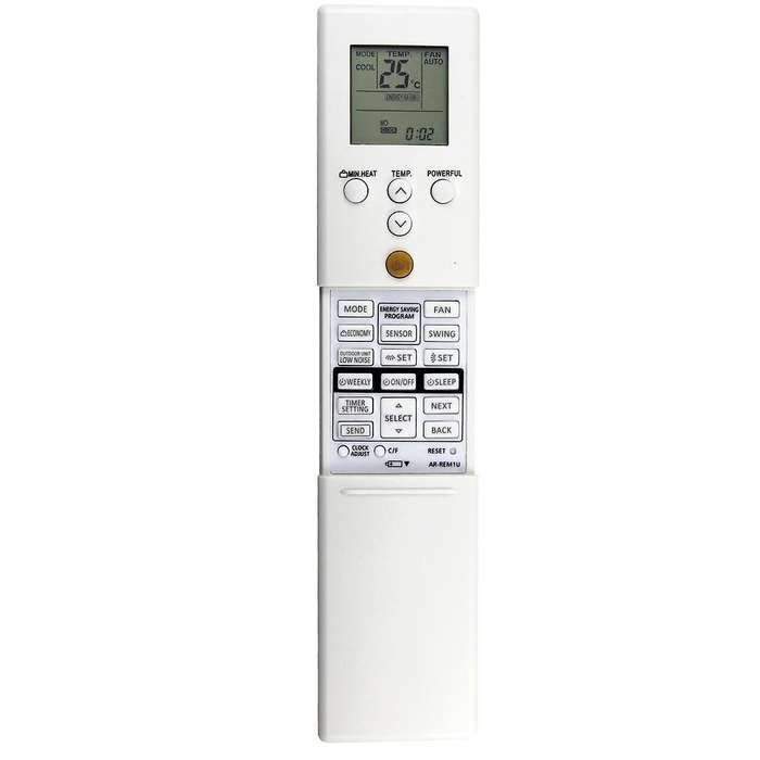 AR-REM1U Replace Air Conditioner Remote for Air Conditioner AR-RED1U AR-REG1U AR-REF1E AR-REA2E, AR