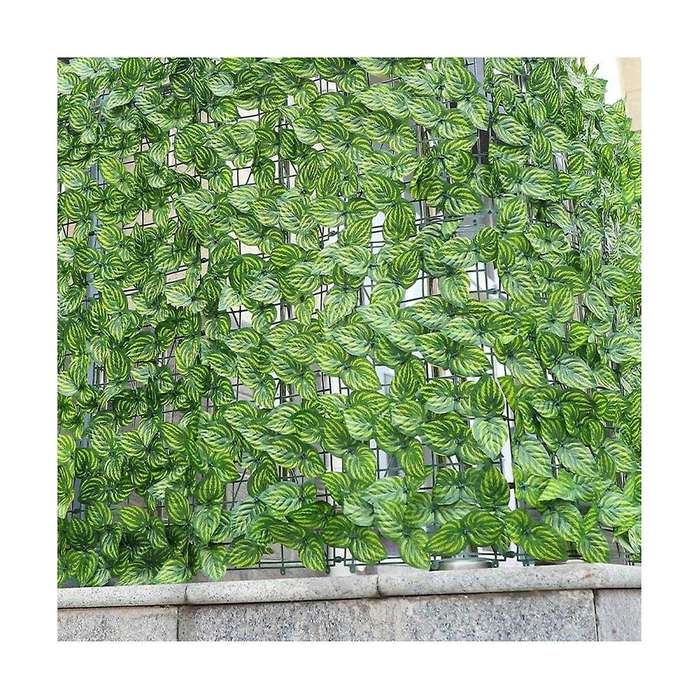 Artificial Plant Fence Green Leaf Fence Panels Privacy Fence Screen Garden Yard Decoration Outdoor
