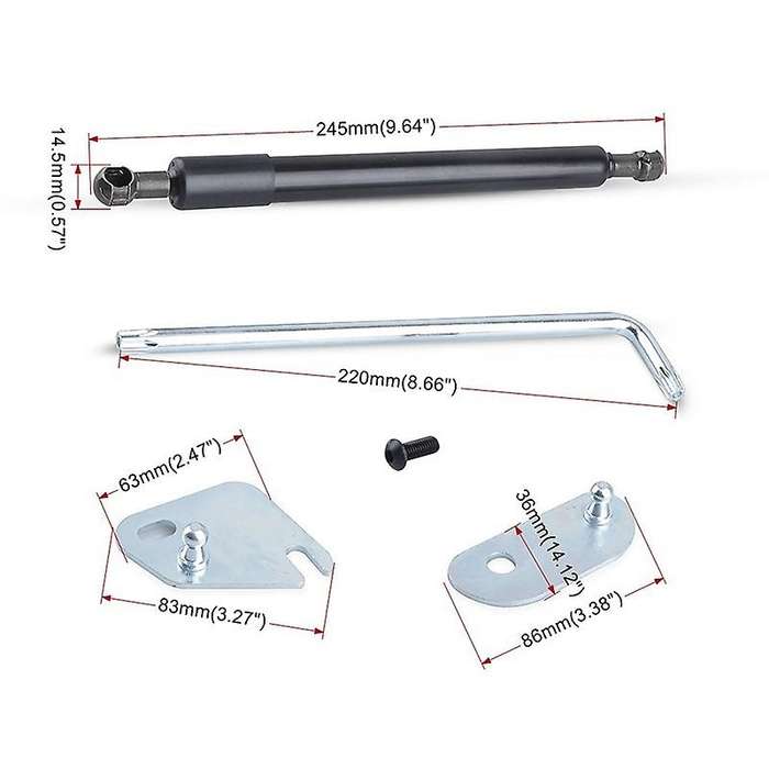 Assist Kit for 2015-2020, Truck Lift Support Control Shock Strut Damper Kit