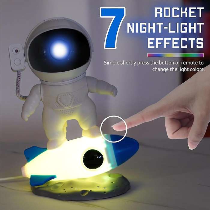Astronaut Galaxy Projector Star Night Light with Remote, Nebula Projector, Space Buddy Projector Fo
