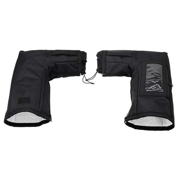 Atv Gloves Waterproof, Front Wind-breaking Guard Motorcycle Gloves Snowmobile Handlebar Gloves for S