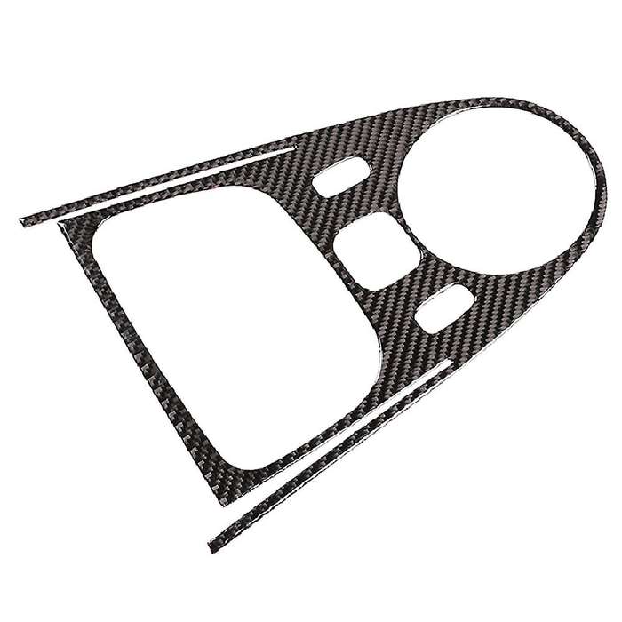 Auto Carbon Fiber Central Gear Shift Panel Control Panel Decal Interior Modification for Smart 453 F