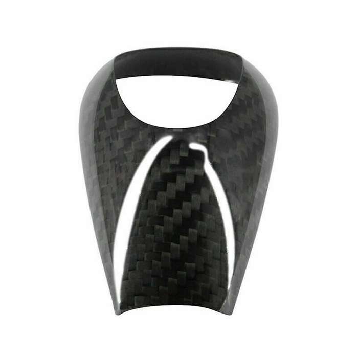 Auto Carbon Fiber Gear Shift Knob Cover Trim for -M Series M3 M5 M6 Car Interior Accessories Black