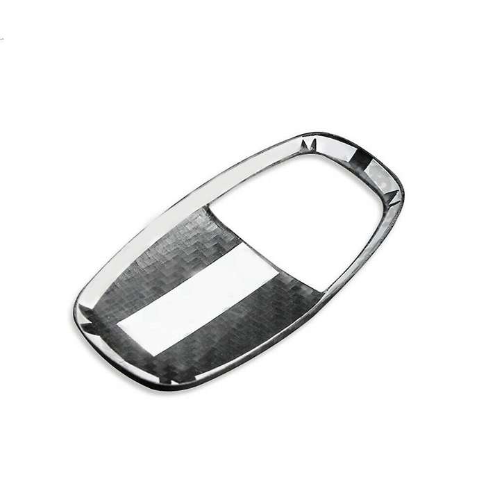 Auto Carbon Fiber Gear Shift Knob Cover Sticker Trim for Charger 2015-2020 Accessories Red