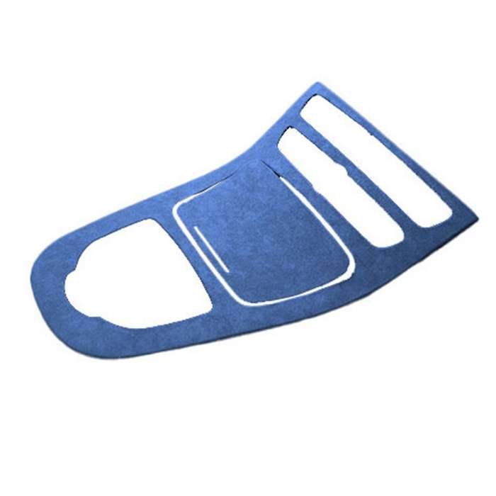 Auto Center Control Panel Suede Decorative Sticker Is for - E-class E200l/e300l Modification Blue