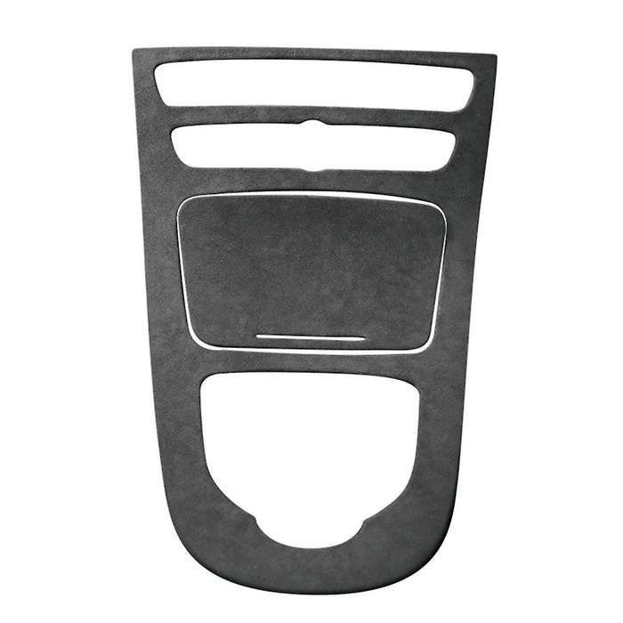 Auto Center Control Panel Suede Decorative Sticker Is for - E-class E200l/e300l Modification Black
