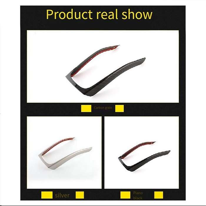 Auto Console Gear Frame Interior Decoration Accessories for 09-16 A4l/a5 S4 S5 Car Modification Car