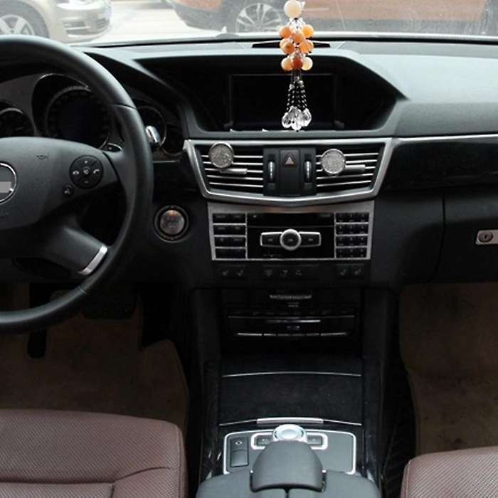 Auto Interior Center Console Button Panel Switch Panel Decorative Cover Trim for W212 E Class 2009-