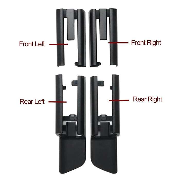 Auto Interior Seat Rail Cover Replacement for 5 Series G30 G31 G38 2016-2020 Seat Rail Trim 5210 740