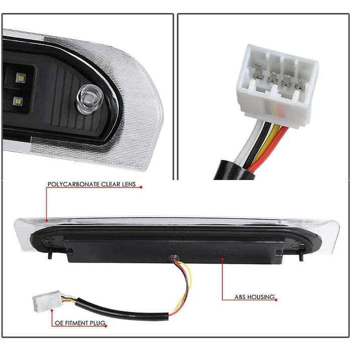 Auto LED Third 3Rd Rear Brake Light Cargo Stop Lamp for Ram 1500/2500/3500 2002-2009 Car Light Assem