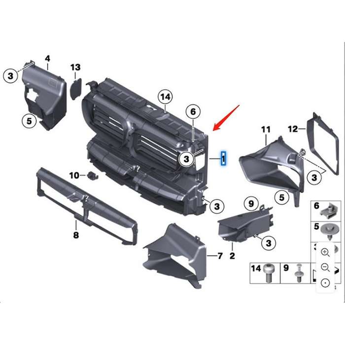Auto Left Rear Bumper Reflector Light Warning Signal Light for 5 Series F10 M Version 63147842955