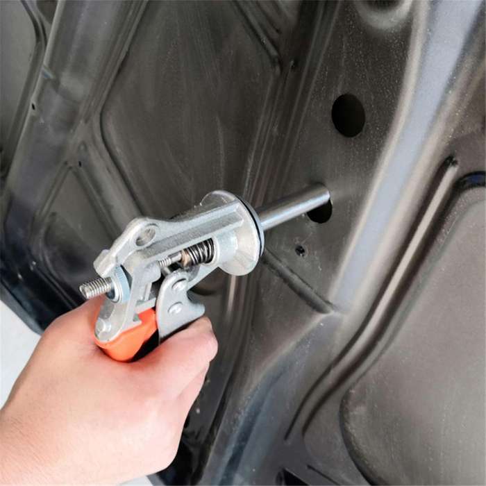 Auto Paintless Dent Repair Kit Flat Hole Pliers Caliper Repair Dent Tap Down Pen with 9 Heads Dent F