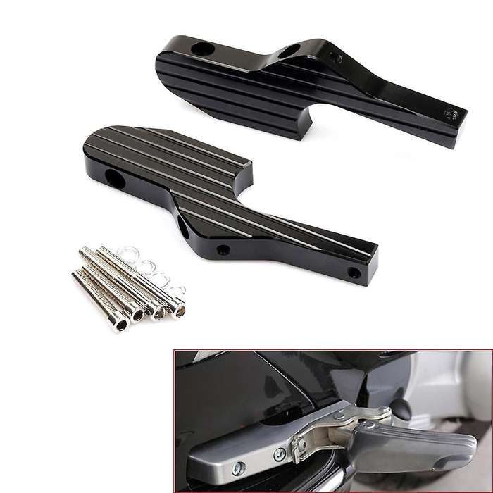 Auto Passenger Foot Peg Extensions Extended Footpegs Pedal Growth for GTS300 200 250 300 Titanium