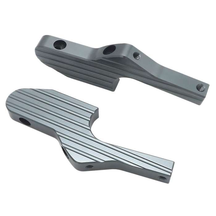 Auto Passenger Foot Peg Extensions Extended Footpegs Pedal Growth for GTS300 200 250 300 Titanium