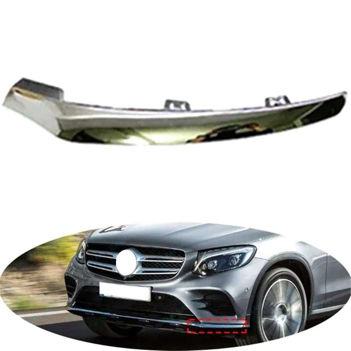 Auto Right Front Bumper Electroplated Decorative Strip Front Bumper Bright Strip for GLC W253 253885