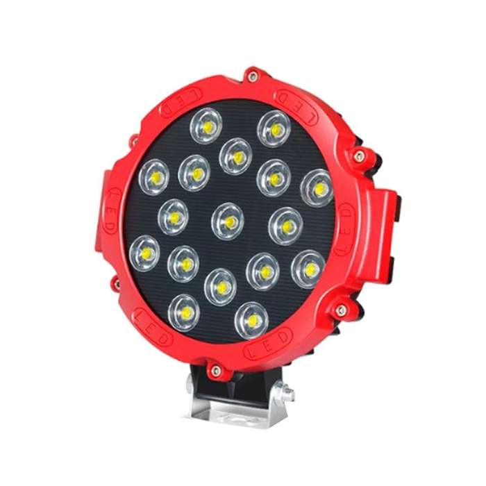 Auto Work Lights Off Road Lights Service Lights Led Lights Spotlights Auto Accessories,red
