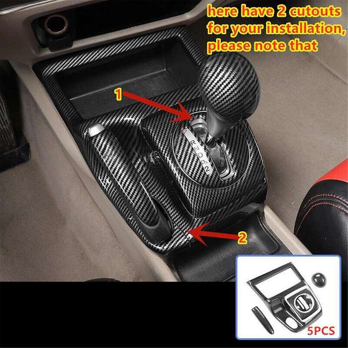 Automatic Gear Shift Frame Handbrake Cover Trim Decor for 2006-2011