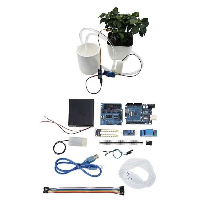Automatic Irrigation System Self Watering DIY Kit Garden Greenhouse Flower Water Pump Soil Moisture