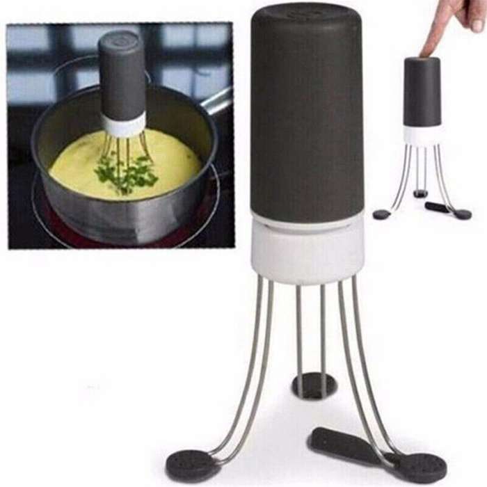 Automatic Kitchen Pot Stirrer Auto Hands Free Stirer Electric Mini Whisk Mixer