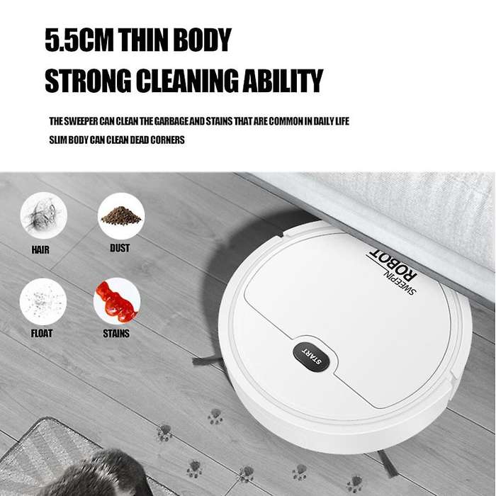 Automatic Robot Cleaner 3-in-1 Smart Wireless Sweeping Cleaning Robot Charging Intelligent Home Supp