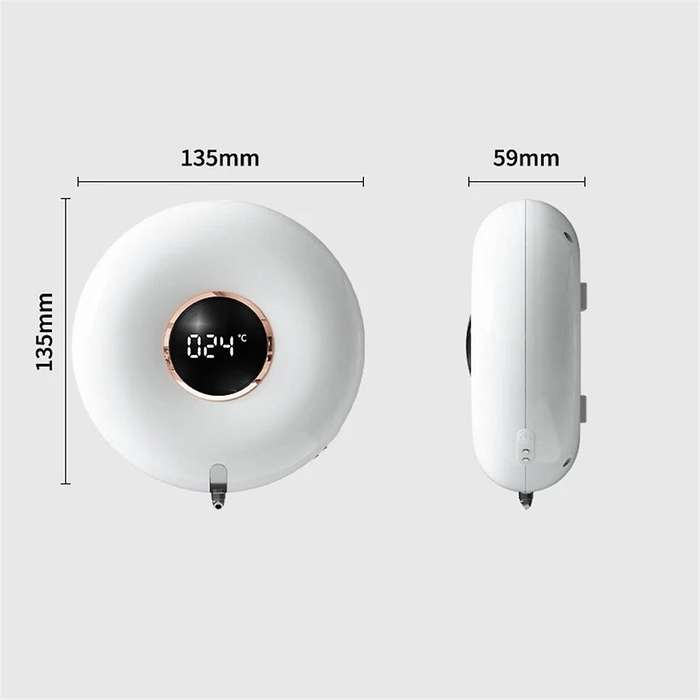 Automatic Soap Dispenser 300ml Usb Chargeable Smart Foam Machine Touchless Led Display Sensor Foam S