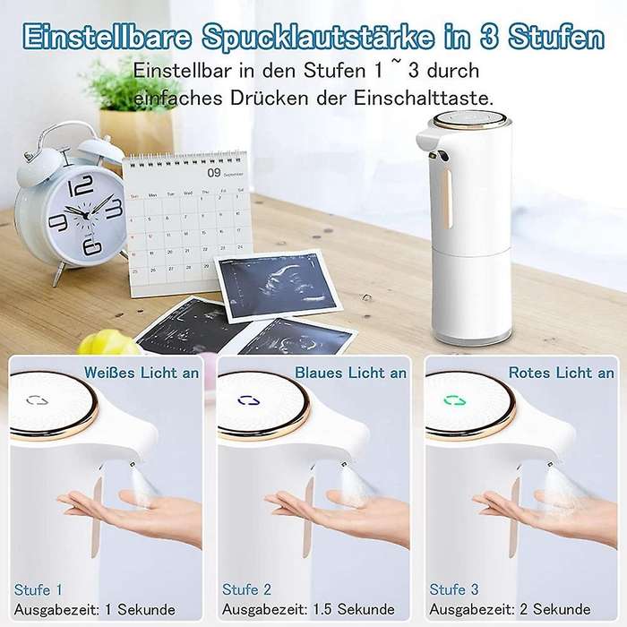 Automatic Touchless Alcohol Dispenser Touchless Soap Dispenser Spray Machine 300Ml Rechargeable Soap