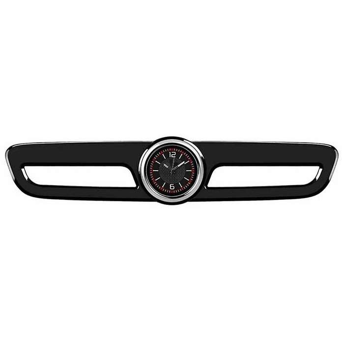 Automobile Central Control Clock Central Control Decoration Clock for Black Car Interior Decoration,