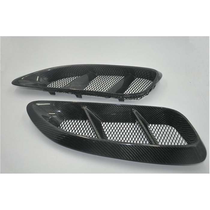 Automobile Carbon Fiber Side Air Intake Cover for 718 Decorative Accessories