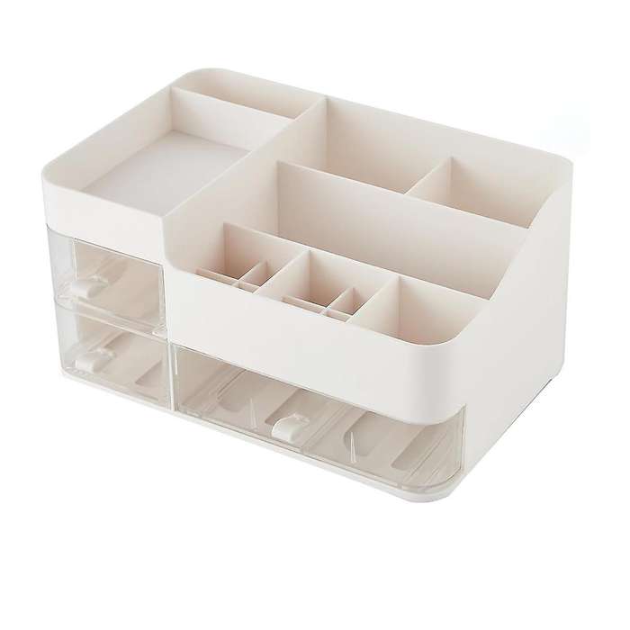 Makeup Organizer Vanity Organizer with Pull Out Drawer Capacity Cosmetic Storage Makeup Brush Holde
