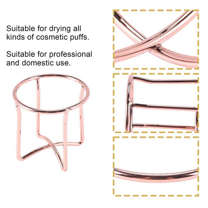 Makeup Puff Rack Sponge Holder Beauty Makeup Powder Puff Blender Storage Rack Sponge Drying Stand H