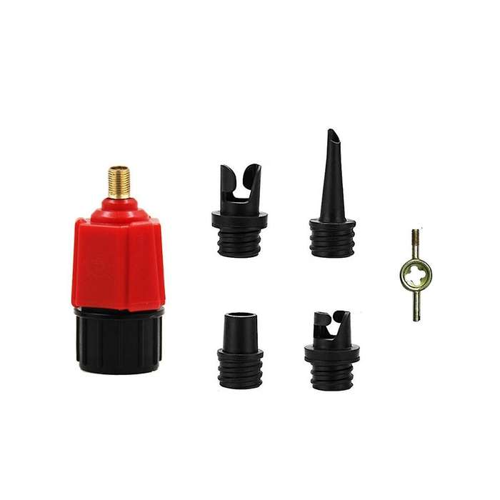 Manner Sup Paddle Air Nozzle Air Valve Rubber Boat Canoe Changeover Car Pump Adapter Multi Connecto