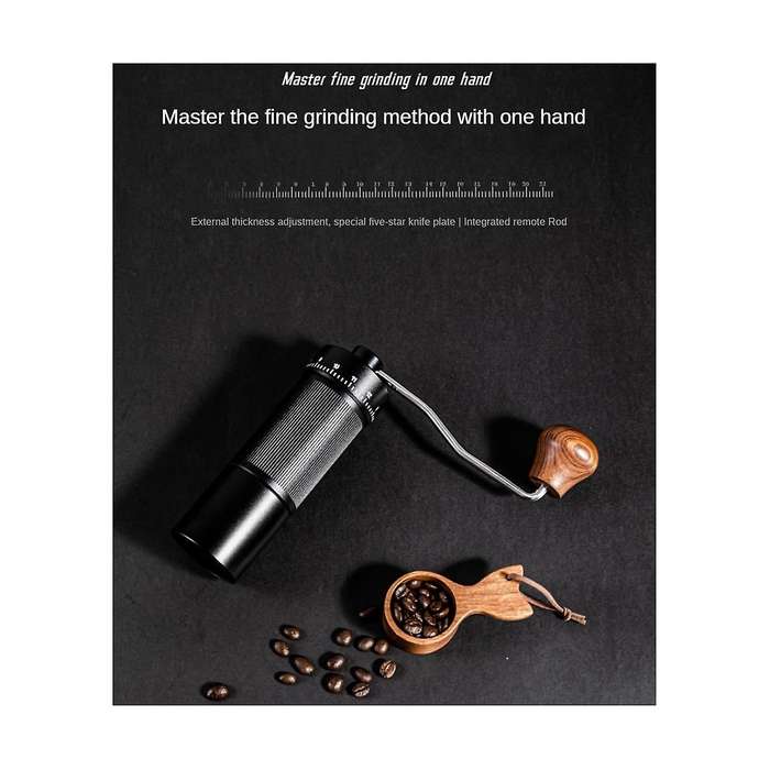 Manual Coffee Grinder Cnc Steel Handmade Coffee Bean Grinders Mill for Kitchen Office Coffee Milling