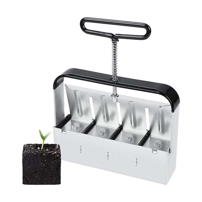 Manual Clod Soil Blockers Garden Tools Seeding Tools Soil Block Soil Blocking Tool for Seed Stater