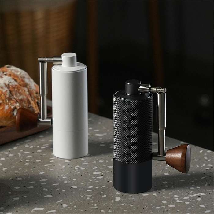 Manual Coffee Grinder, Hand Grinder, Precision Grinding Folding Crank for Easy Storage Black